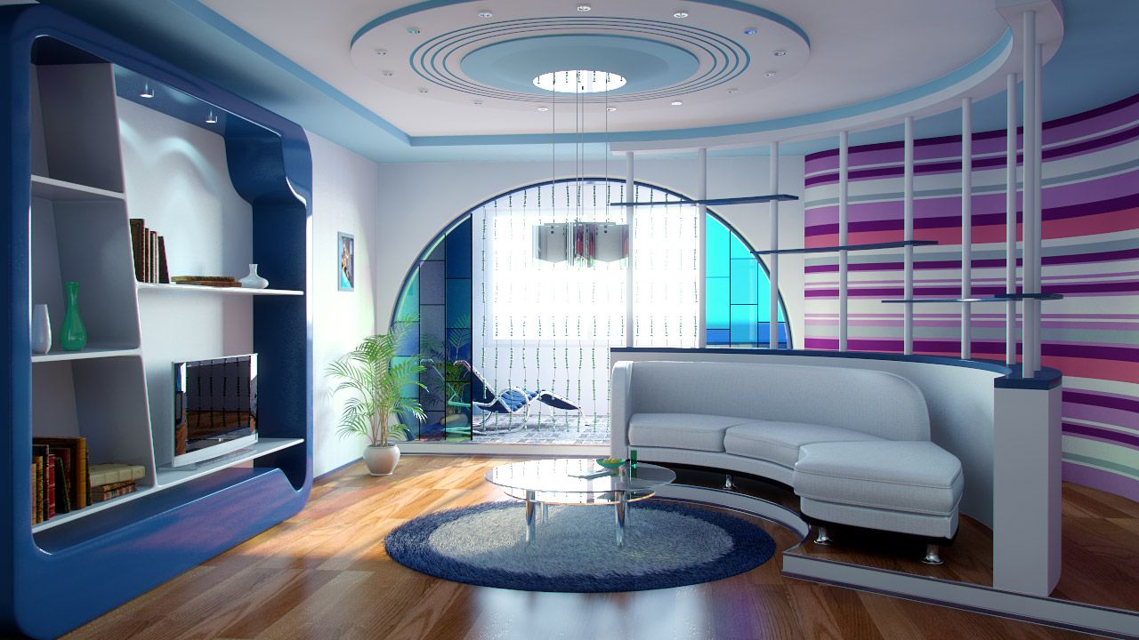 architectural-design-and-visualization-of-modern-living-room