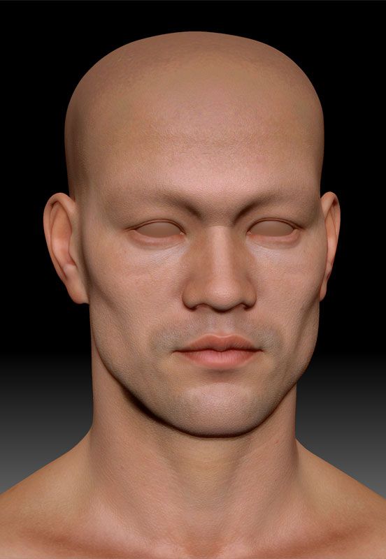 bruce-lee-texture-face-zbrush