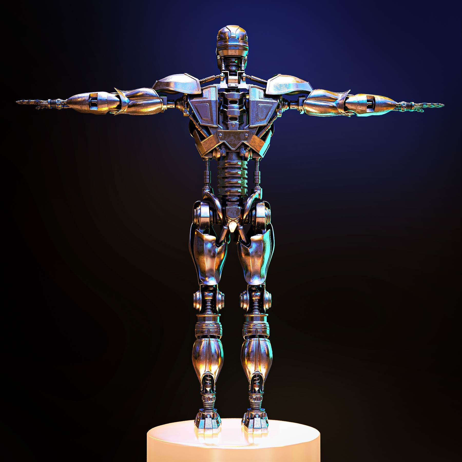 High-Fidelity-Rigged-Terminator-3D-Model---Tech-Enhanced-Futuristic-Exoskeleton