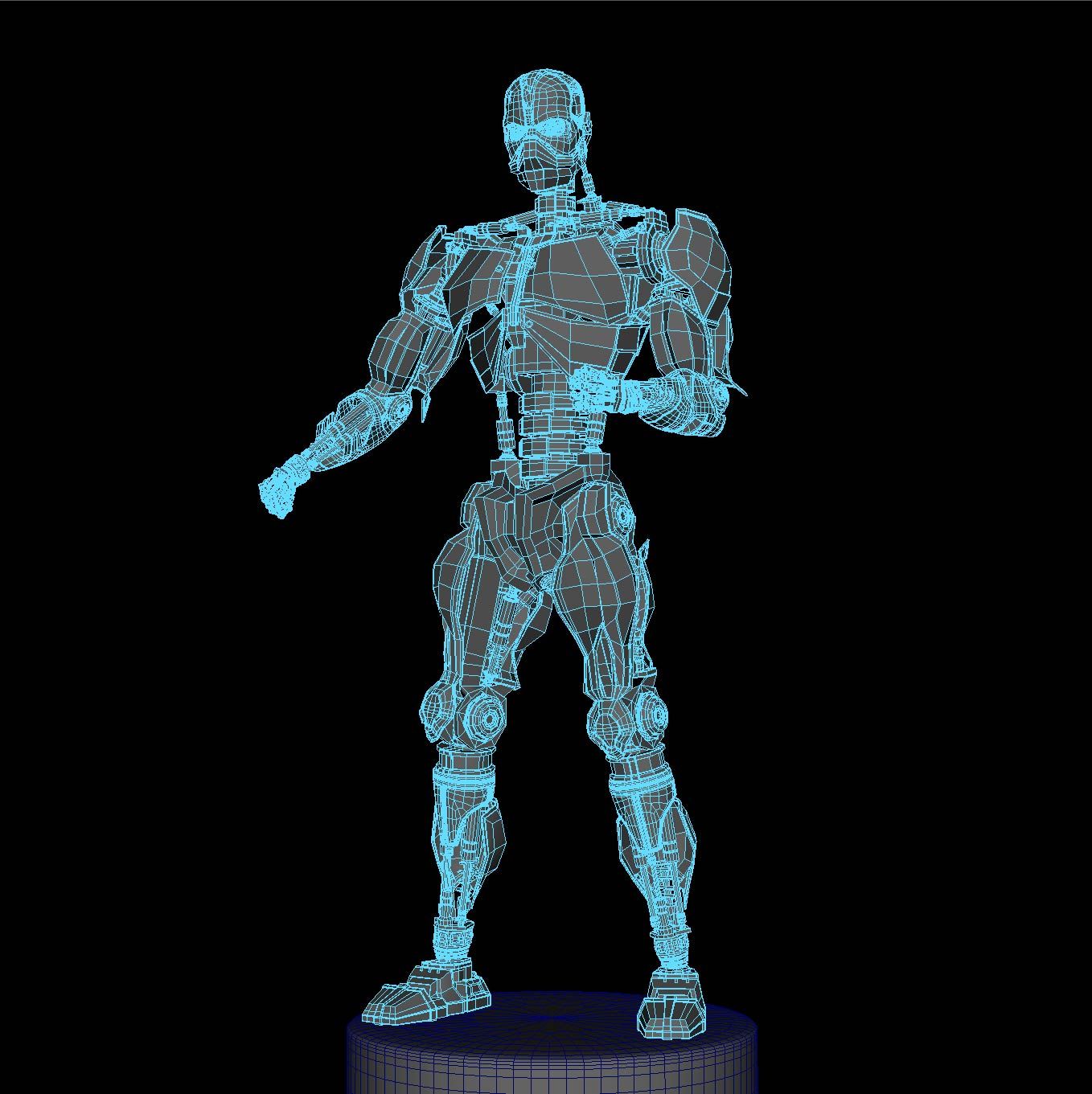 Ultra-Realistic-Rigged-Terminator-3D-Model-Dynamic-Battle-Animation-low-poly
